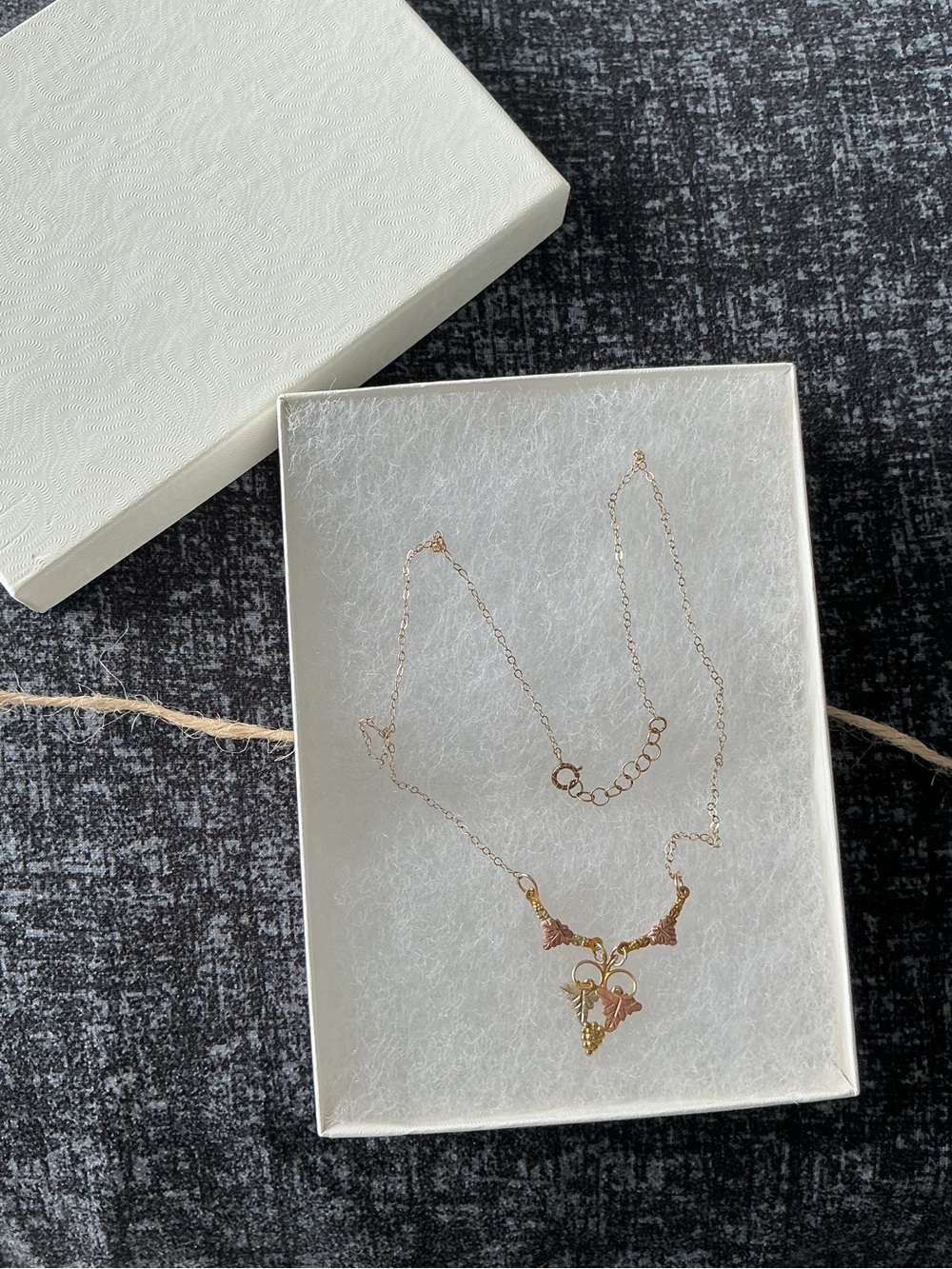 🍂BESPOKE🍂 10K BLACK HILLS GOLD Festoon Necklace